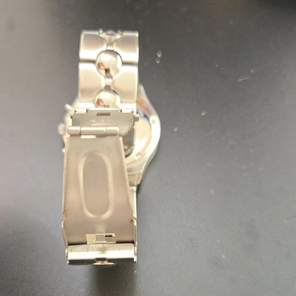 Fossil Blue Dial Silver Band Watch - Picture 4 of 6